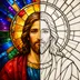 Stained Glass Bible Coloring app icon