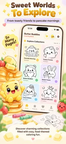 Butter Buddies Coloring Book screenshot 4
