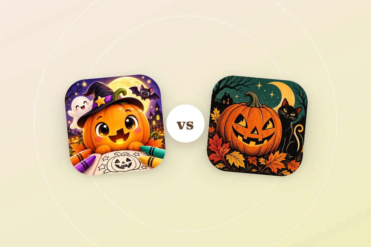 Cute Halloween vs Vintage Halloween: Which Coloring App Should You Get?