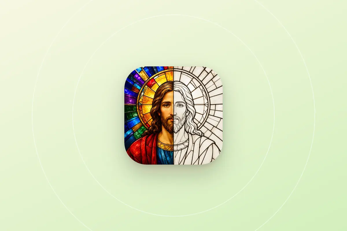 Stained Glass Bible Coloring Review